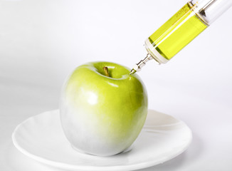  Apple with a syringe - 7734975