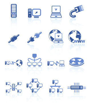 Network vector iconset