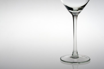 The part of cocktail glass