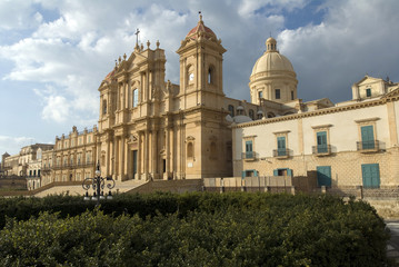 Fototapeta na wymiar Kathedrale San Nicolo, Noto, Sizilien