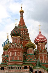 Fototapeta na wymiar Russia Moscow Saint Basil's Cathedral 