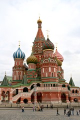 Fototapeta na wymiar Katedra w Moskwie Wasyla Błogosławionego