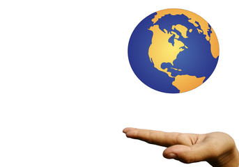 Le monde dans la main