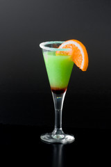 cocktail orange menthe