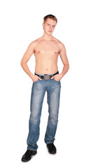 Fototapeta premium young topless man