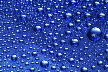 blue water drop for background