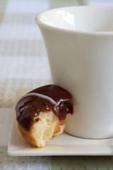 Donut and cup