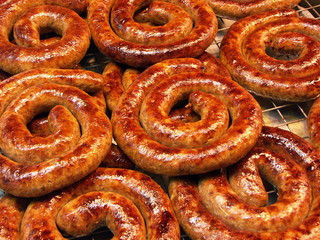 texture of sausage 