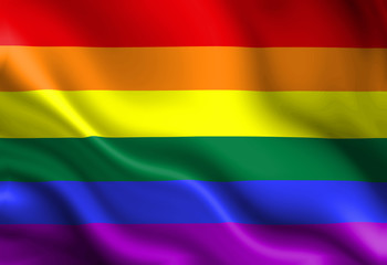 Gay pride flag