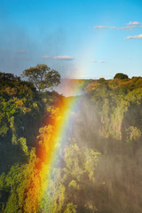 Rainbow over Victoria Falls