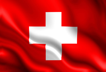 Obraz premium Swiss flag