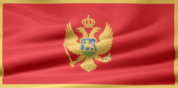 Montenegrische Flagge