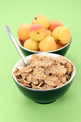 musli and apricots