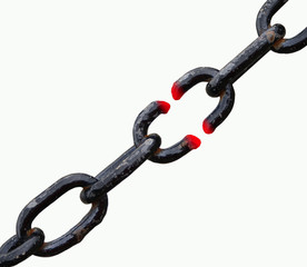Broken Black Chain