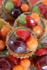 fruit tarlets cake
