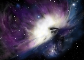 Illustration of orion nebula © Thomas
