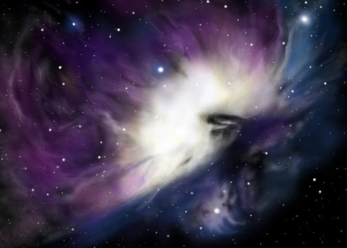 Fototapeta Illustration of orion nebula