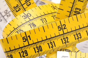 Yellow tape-line macro