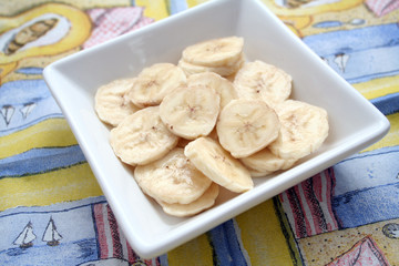 Bananenscheiben