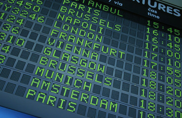 Departure board