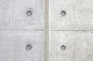 Symetrical pattern on concrete tiles close up