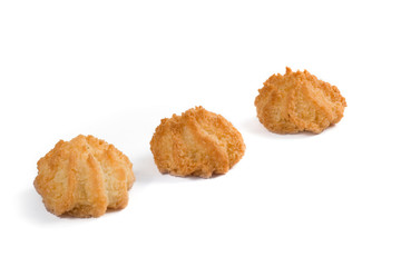 	Three coconut cookies