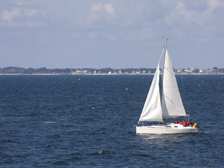 Naklejka premium Voilier