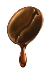 Obraz premium dal chicco al caffè