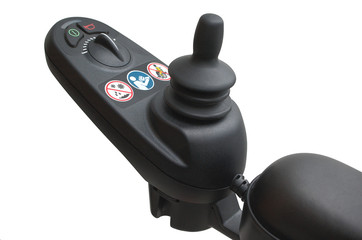 Power wheelchair joystick controller