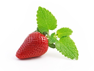 erdbeeren with melisa