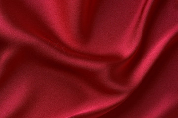 smooth red satin