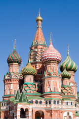Fototapeta na wymiar Saint Basil's Cathedral Church in Moscow