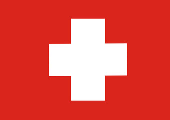 bandera de suiza - obrazy, fototapety, plakaty