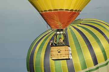 Naklejka premium montgolfières