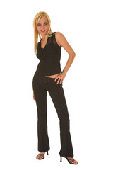 Fototapeta premium Sexy blonde businesswoman