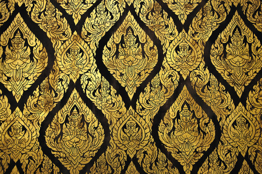 Thailand Bangkok Wat Rachanada's detail decor © TMAX