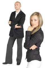 Business Team - Group - Isolated on white 