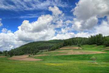 The calmness of the mountain