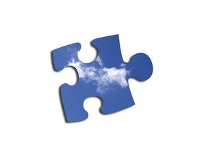 A piece of blue sky 