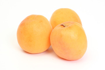 Three sweet apricots