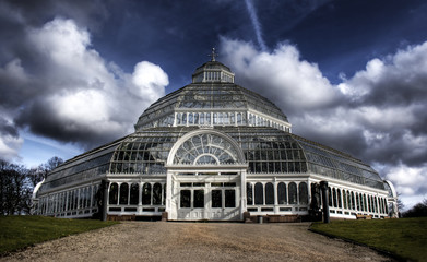 HDR image of Sefton Park Palm house Liverpool, England