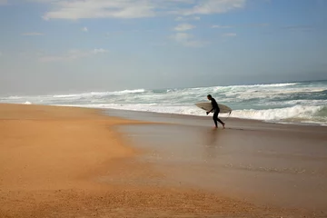 Papier Peint photo autocollant Côte rivage surfer