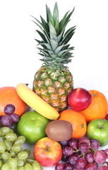Naklejka na ściany i meble Fresh tropical fruits 