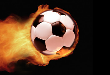 Fototapeta premium ball in fire