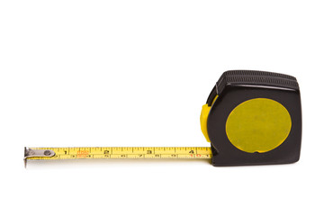 Tape measure isolated on white