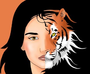 donna-tigre © Piumadaquila.it