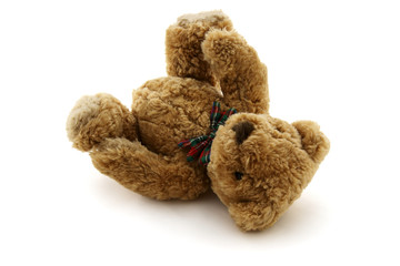 Fallen teddy-bear