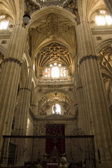 Fototapeta na wymiar Transept of the New Cathedral of Salamanca. Spain