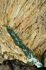 The Yellowstone river, Yellowstone National Park, wyoming