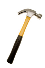 Hammer isolated over white background